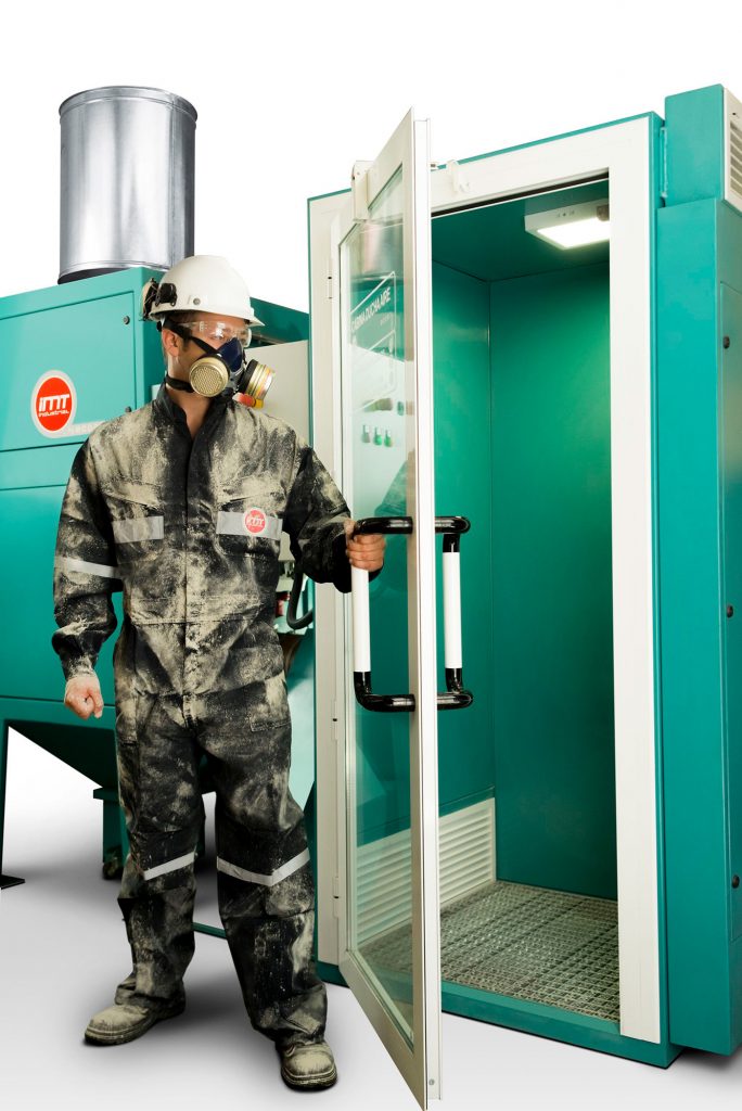 Cabinas para limpieza de Operarios
